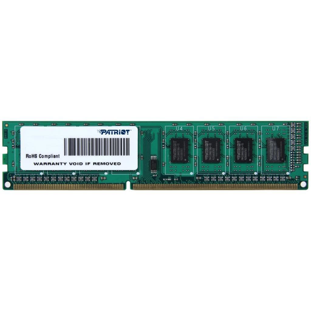 Оперативная память Patriot 4GB DDR3 PC3-12800 (PSD34G1600L81)