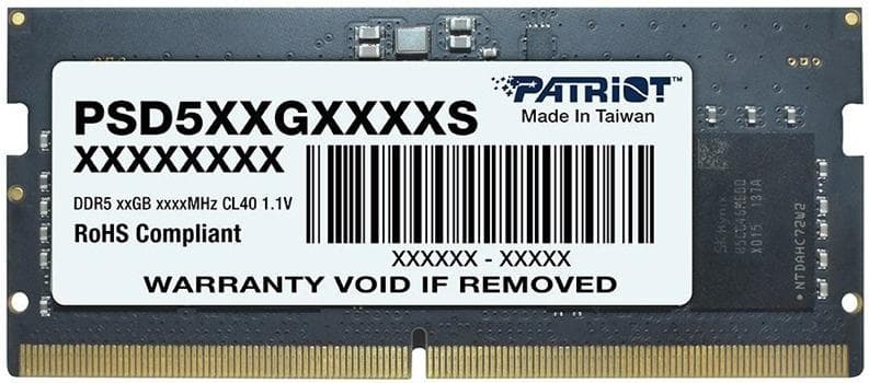 Оперативная память Patriot DDR5 16Gb 5600MHz (PSD516G560081S)