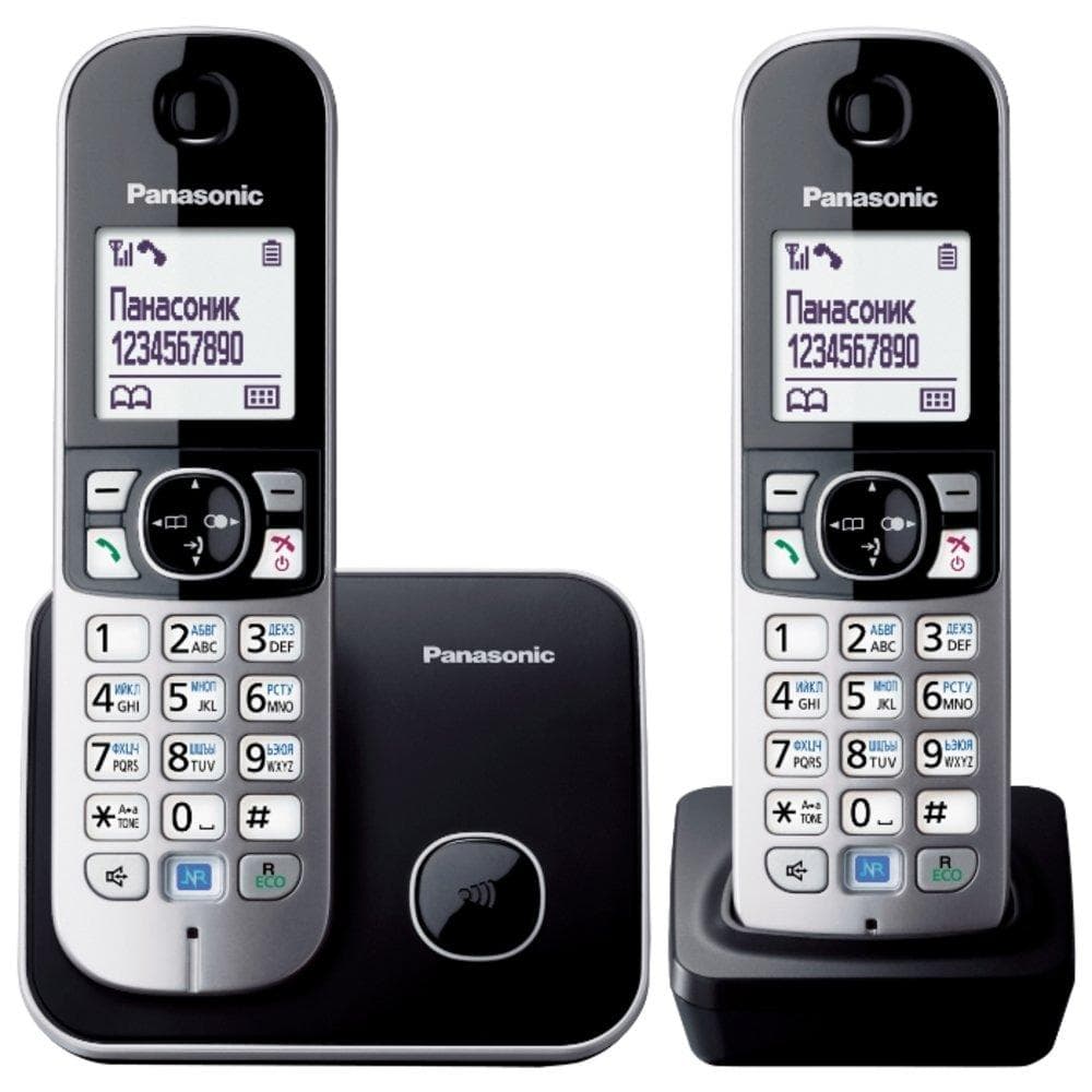 Радиотелефон DECT Panasonic KX-TG6812RU черный