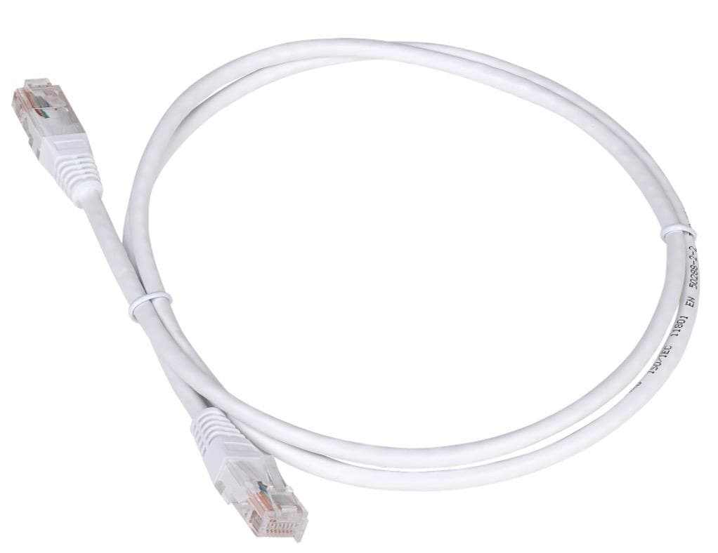 Патч-корд Patch cord TWT TWT-45-45-5.0-WH 5м UTP Cat 5e White
