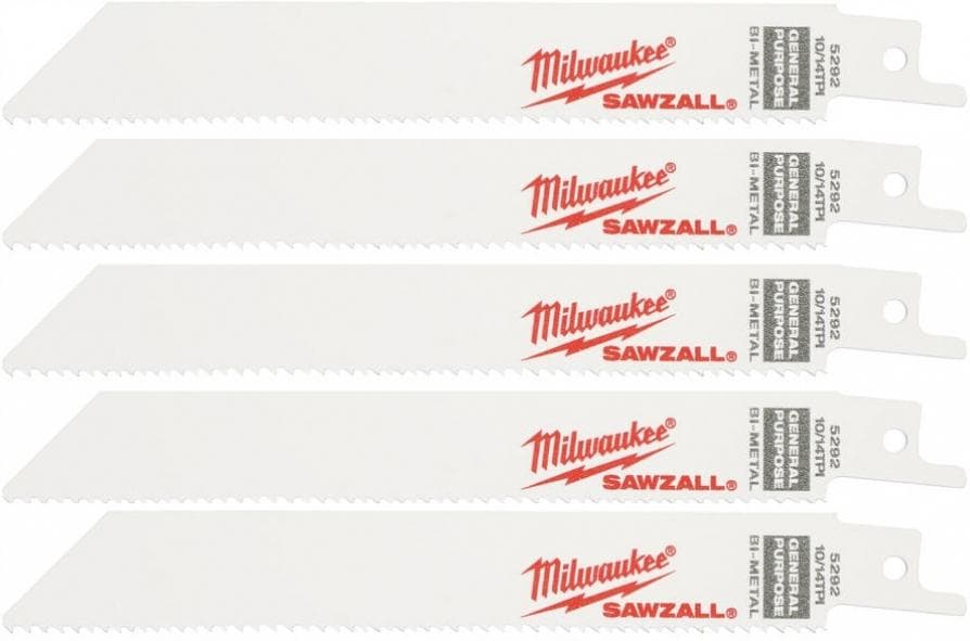 Полотно для сабельной пилы Milwaukee Sawzall 150х10/14 5шт (48005292)