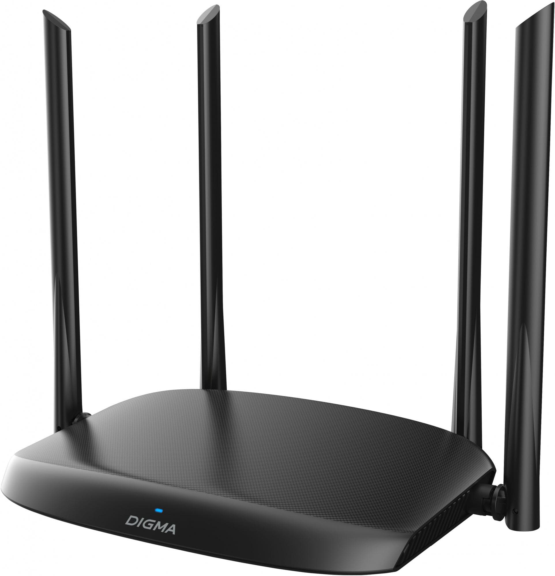 Роутер беспроводной Digma DWR-AC1202 черный