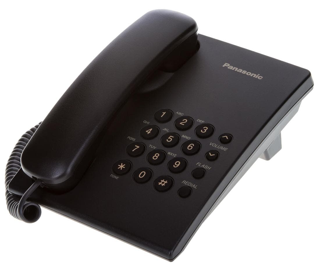 Проводной телефон Panasonic KX-TS2350RUB