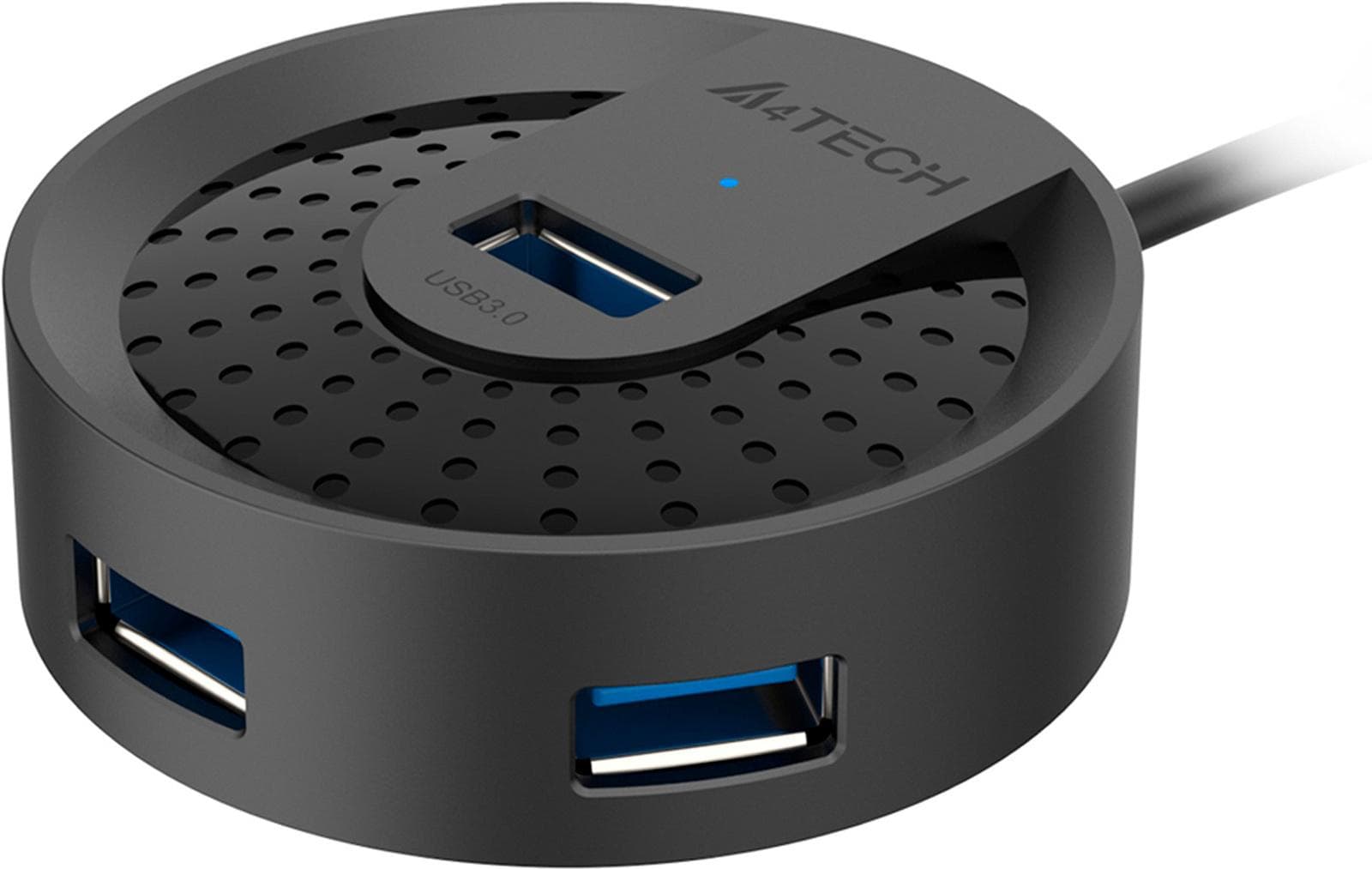 USB-хаб A4Tech USB 3.0 HUB-30C черный