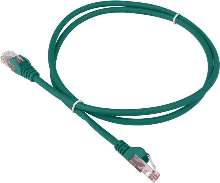 Патч-корд Lanmaster LSZH UTP кат.6, 2.0 м LAN-PC45/U6-2.0-GN зеленый