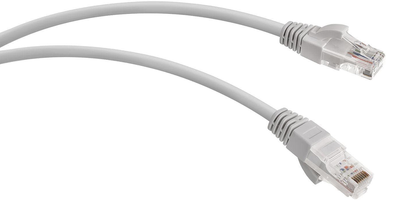Патч-корд WRline WR-PC-RJ45-UTP-5E-0.3-GY серый