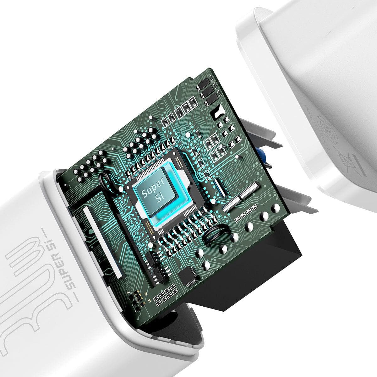 Сетевое зарядное устройство Baseus Super Si 30W EU White (CCSUP-J02)