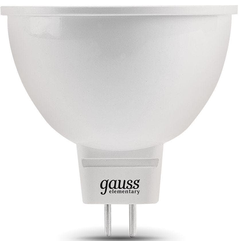 Светодиодная лампа Gauss LED Elementary MR16 GU5.3 7W 2700К/3000K 13517