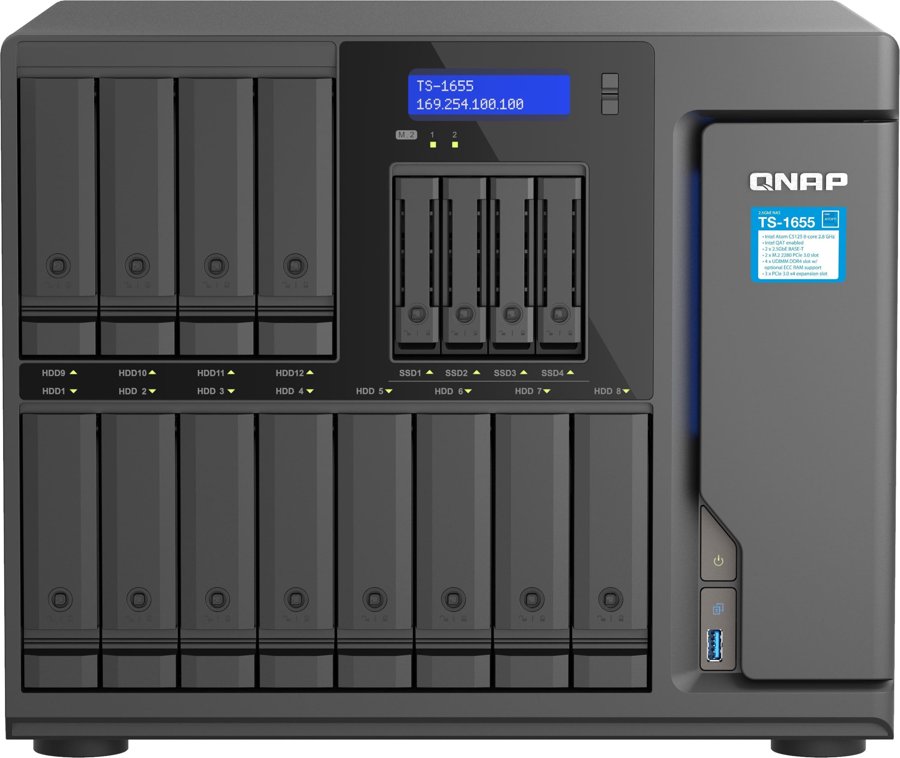 Сетевой накопитель QNAP TS-1655-8G
