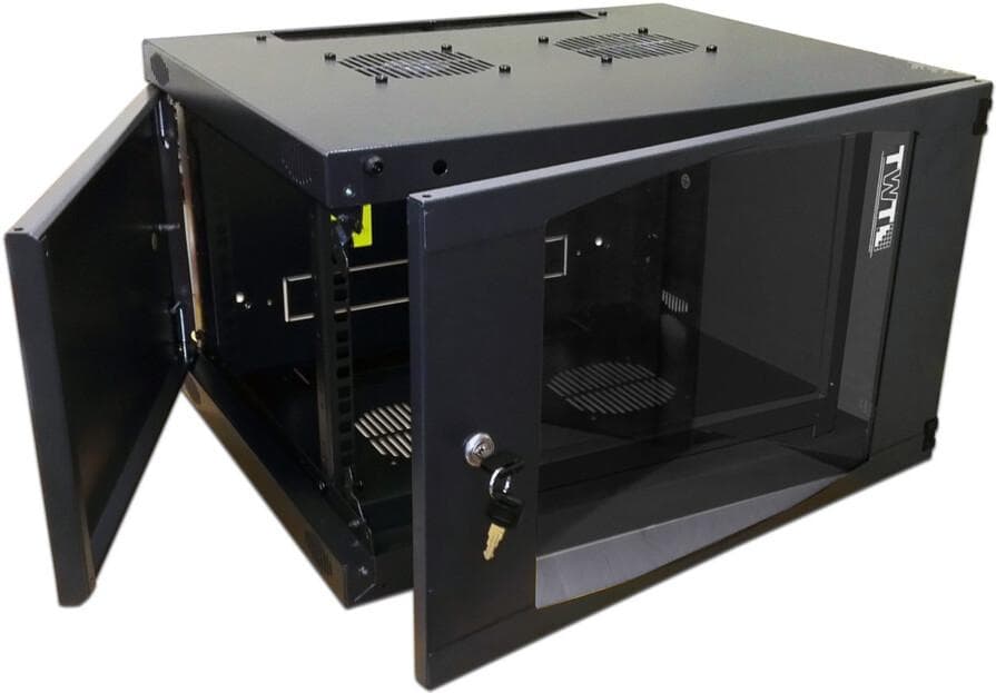 Шкаф серверный TWT Next TWT-CBWNG-9U-6X4-BK 9U черный