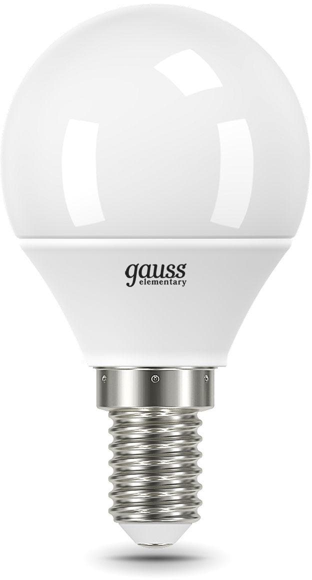 Светодиодная лампа Gauss LED Elementary Globe 8W E14 2700К/3000K 53118
