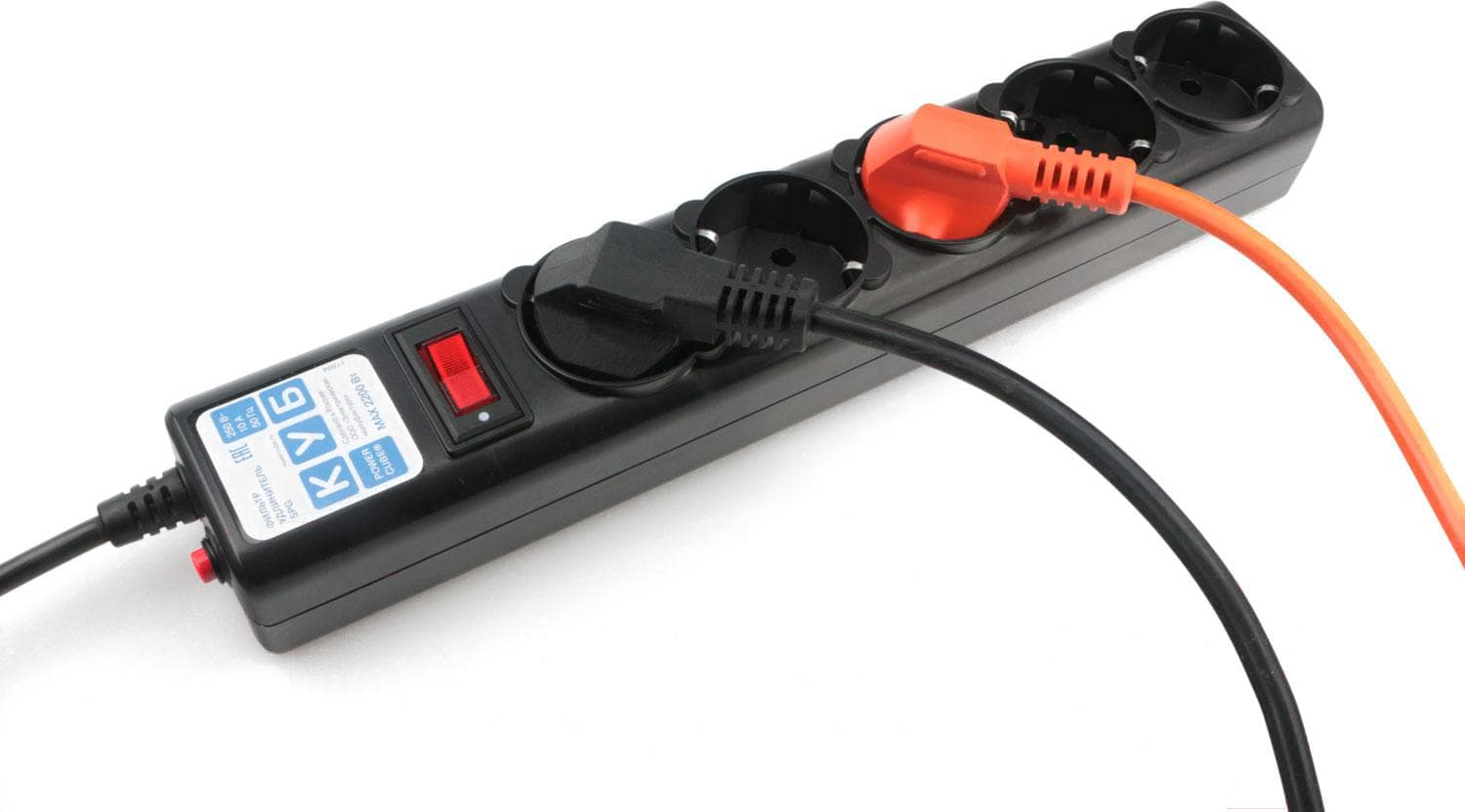 Удлинитель Power Cube SPG5-10M черный