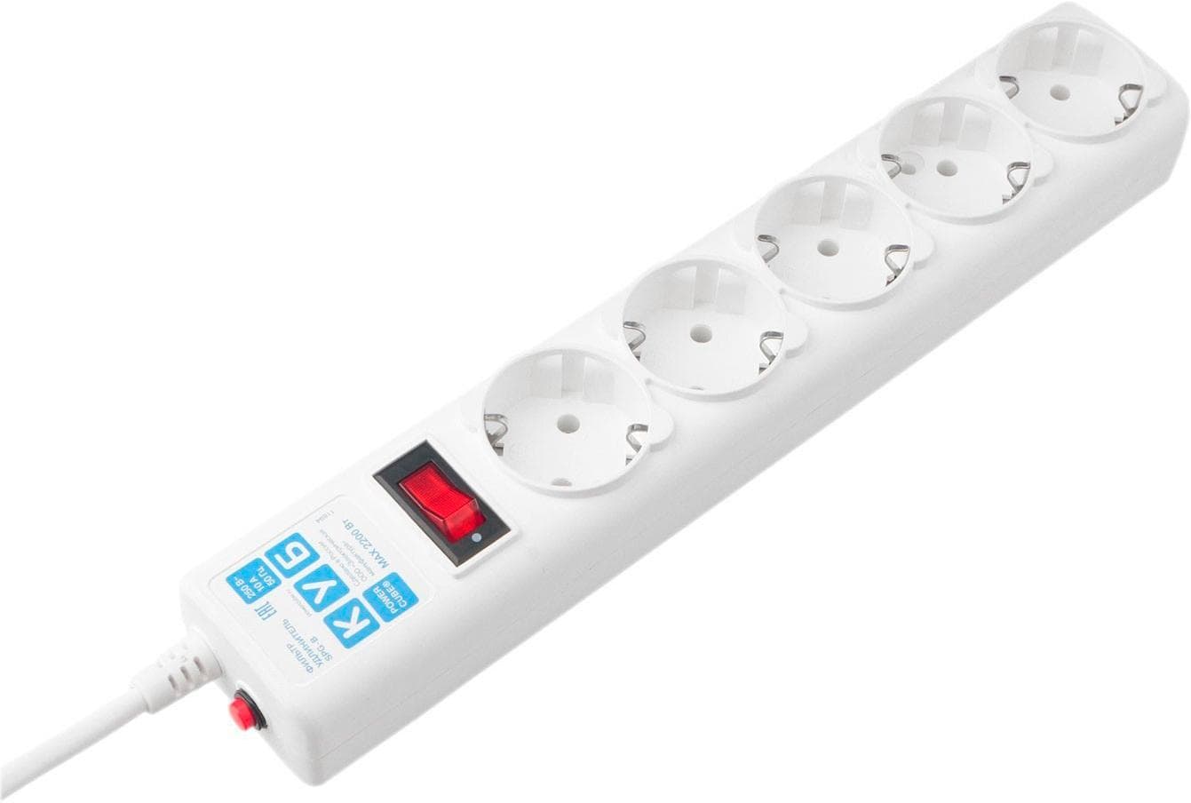 Сетевой фильтр Power Cube SPG-B-10-WHITE белый