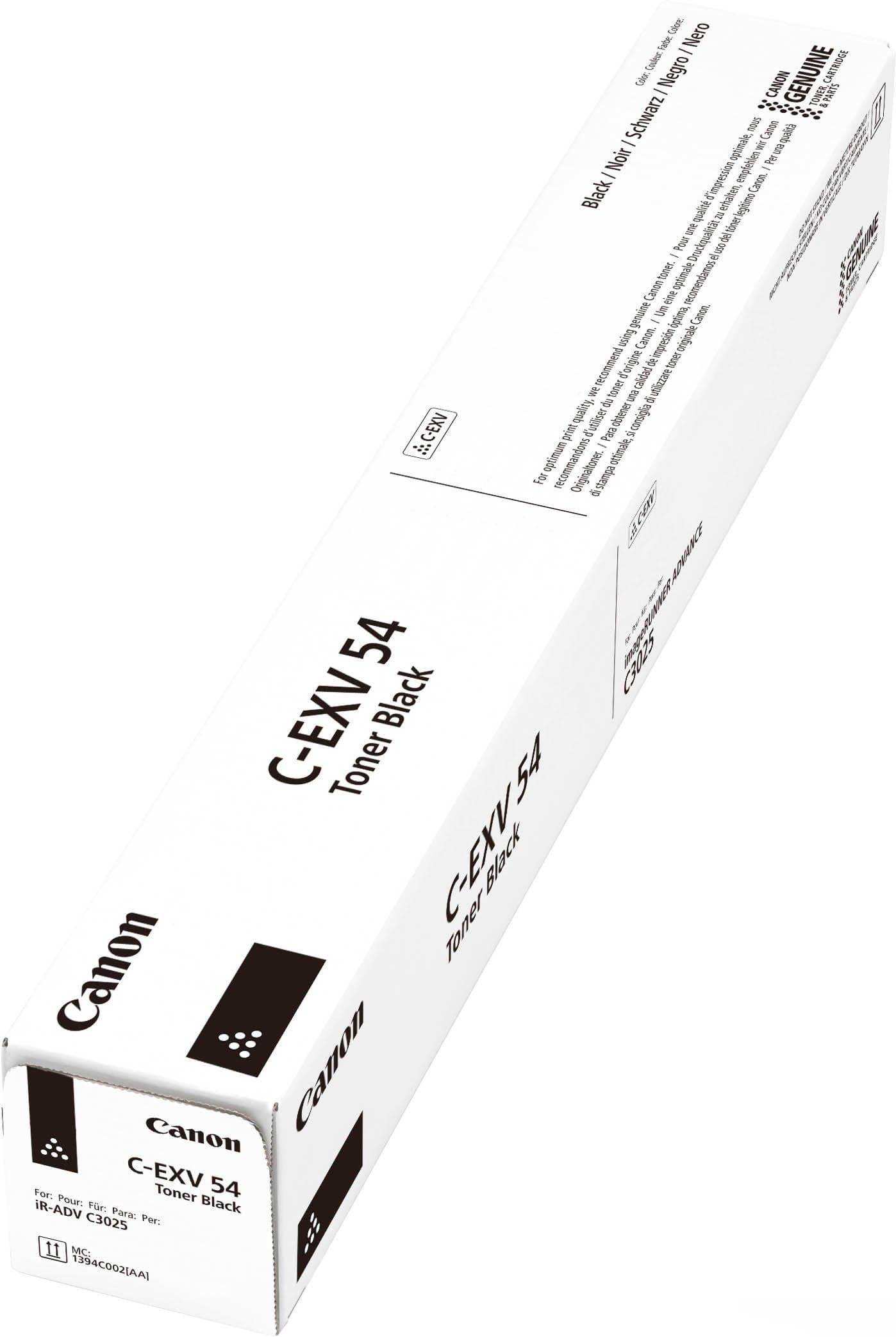 Тонер Canon C-EXV54BK черный (1394C002)