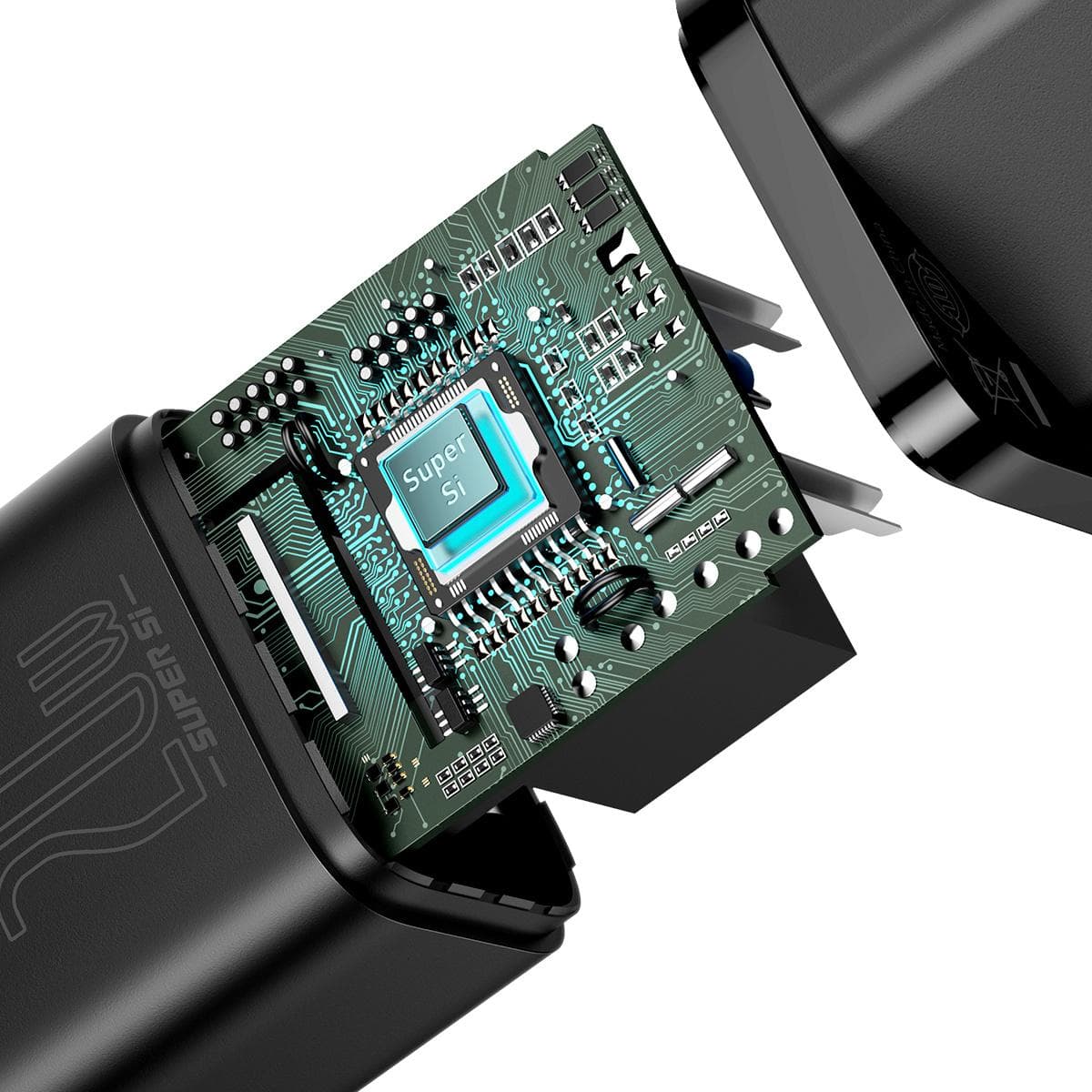 Сетевое зарядное устройство Baseus Super Si 20W EU Black (CCSUP-B01)