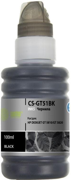 Чернила Cactus CS-GT51BK 100мл Black