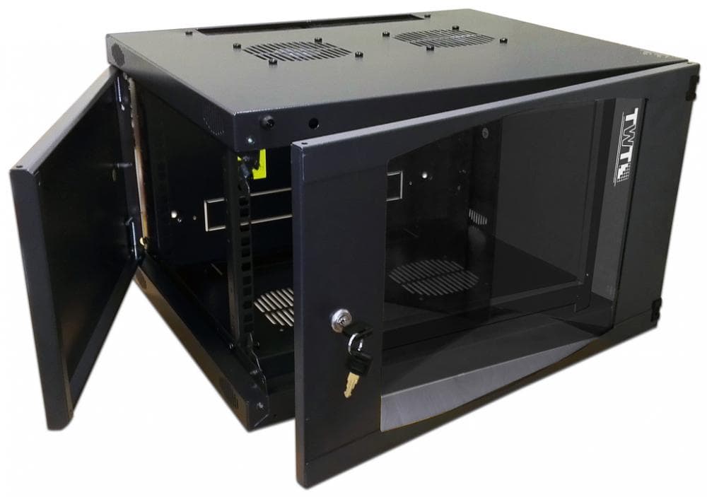 Шкаф телекоммуникационный TWT Next TWT-CBWNG-12U-6X6-BK 12U