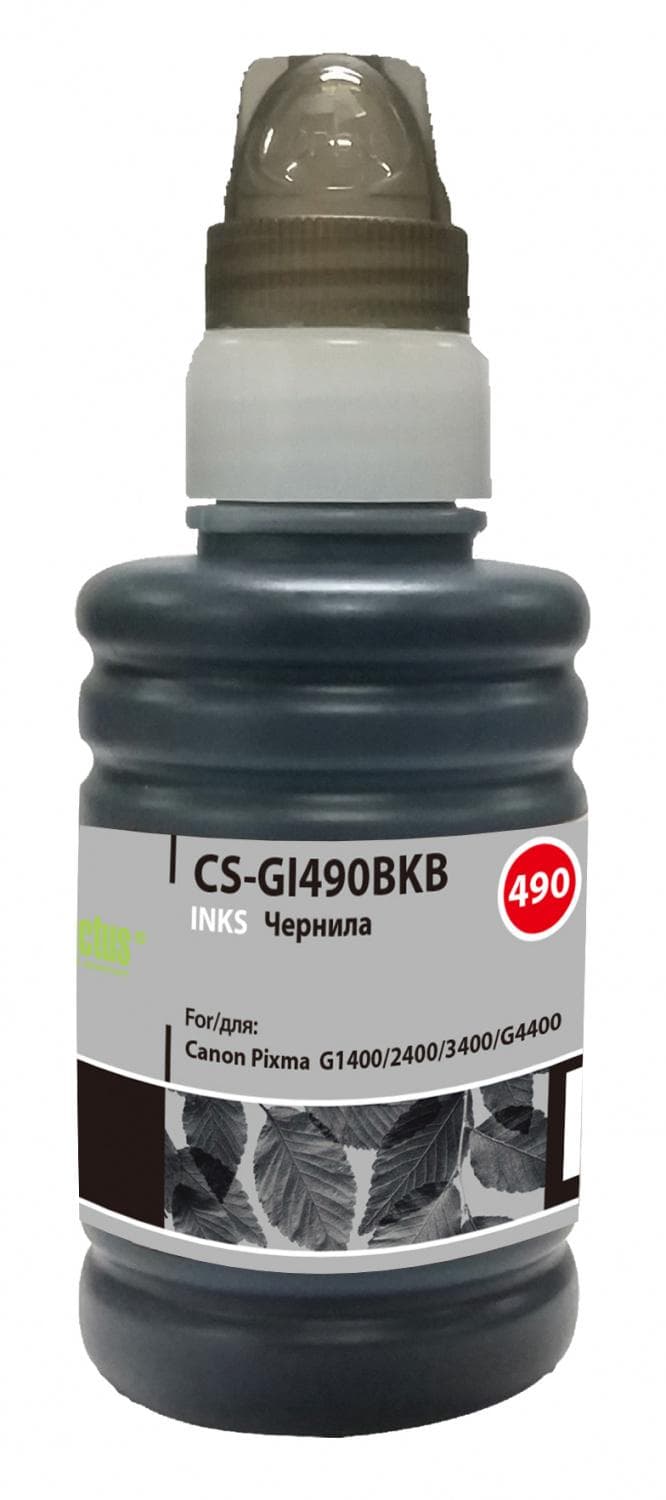 Чернила Cactus CS-GI490BKB черный