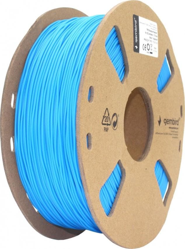 Пластик для 3D-принтера Gembird 3DP-TPE1.75-01-B Blue