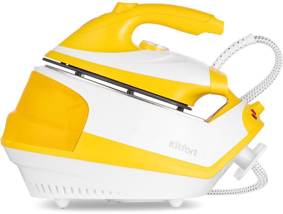 Утюг Kitfort КТ-9135-1 белый/желтый