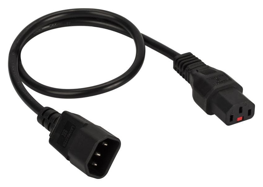 Шнур питания Lanmaster LAN-PP13L/14-1.8-BK черный