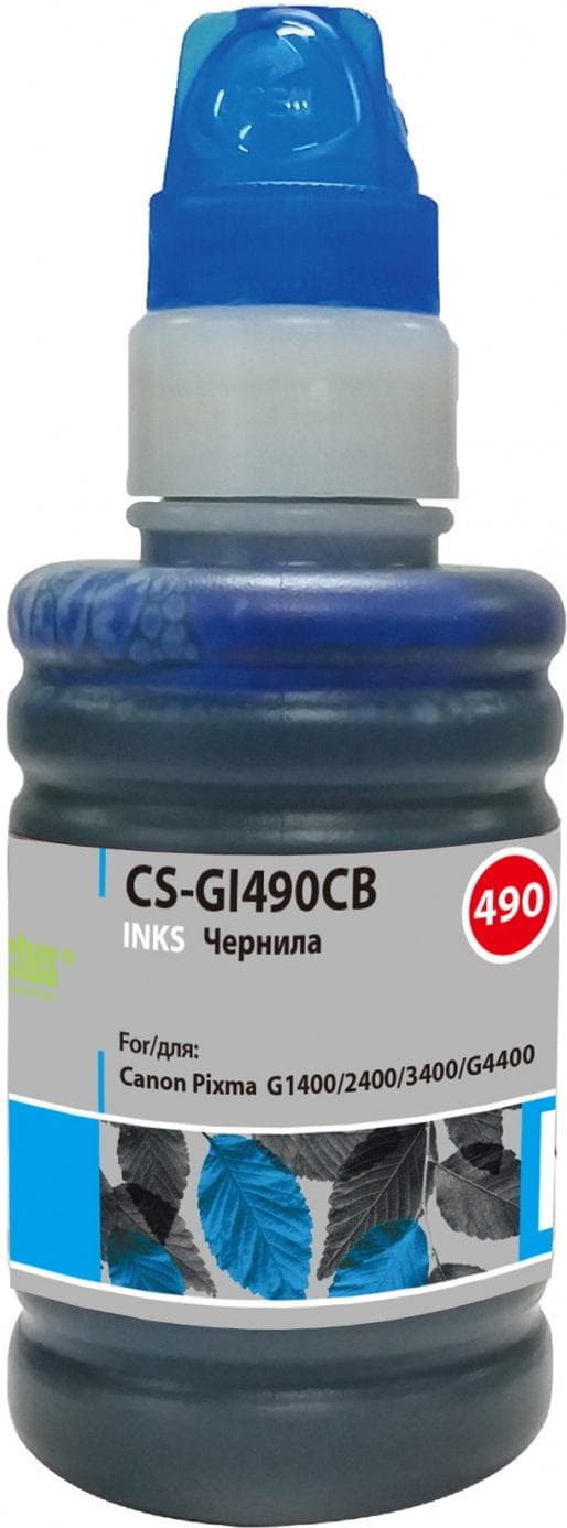 Чернила Cactus CS-GI490CB Cyan