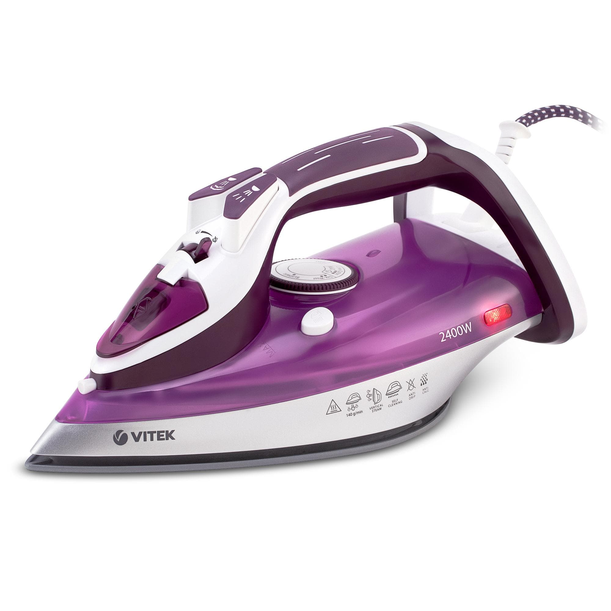 Утюг Vitek VT-1246 VT White/Purple