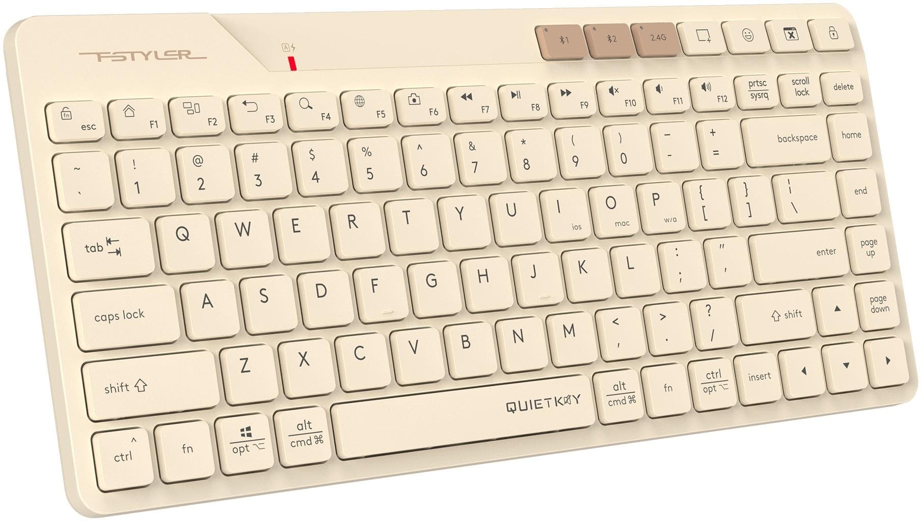 Клавиатура A4Tech Fstyler FBK26C AS Cafe Latte