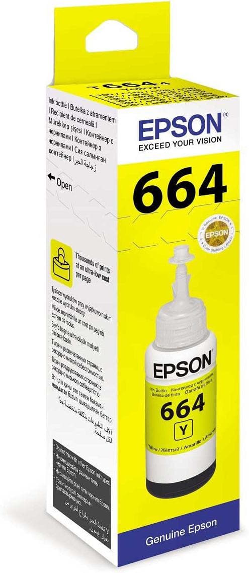 Чернила Epson T6644 желтый (C13T66444A)