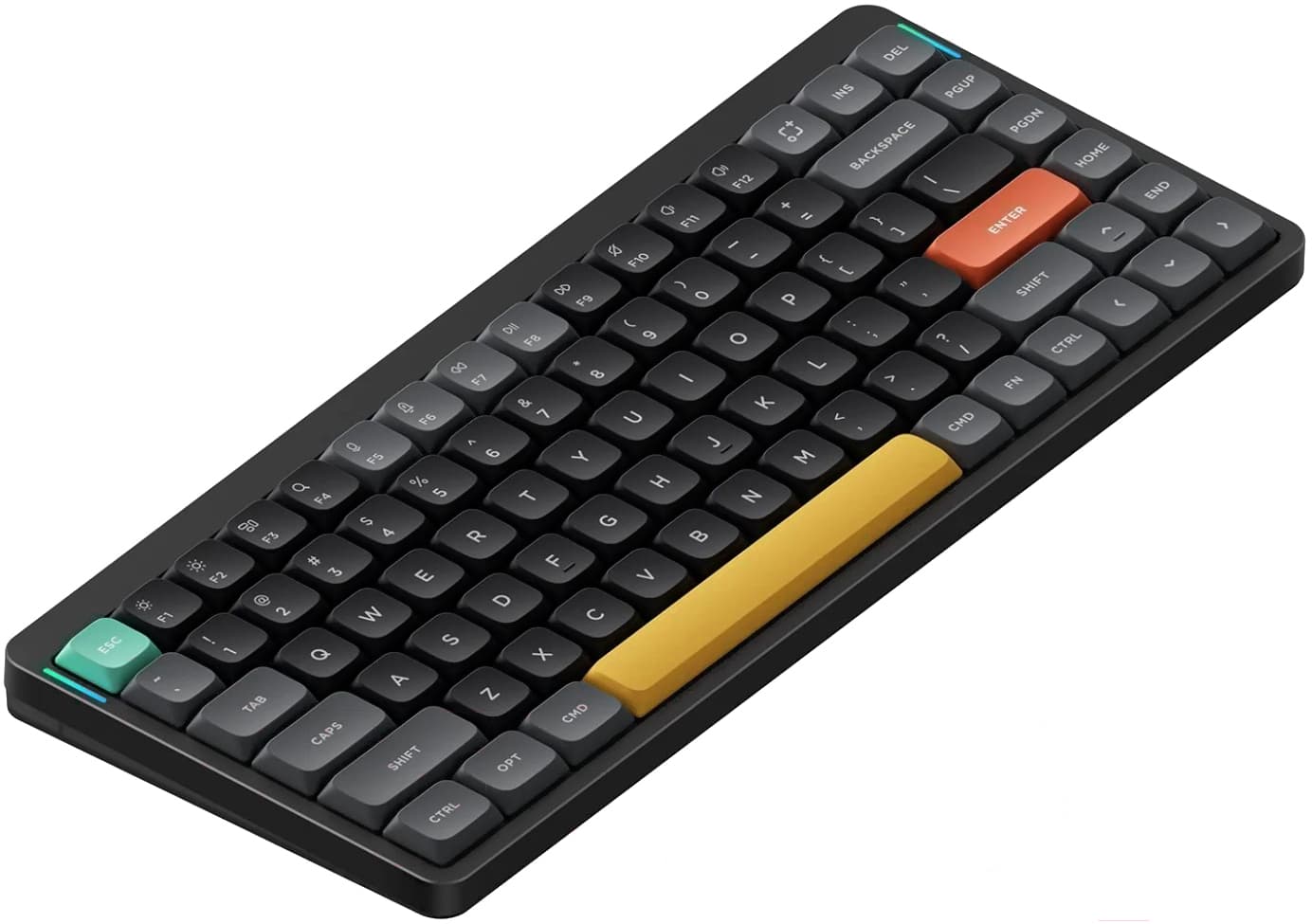 Клавиатура Nuphy Air75 v2 Basalt Black RGB Red Switch (AIR75v2-BB-1)