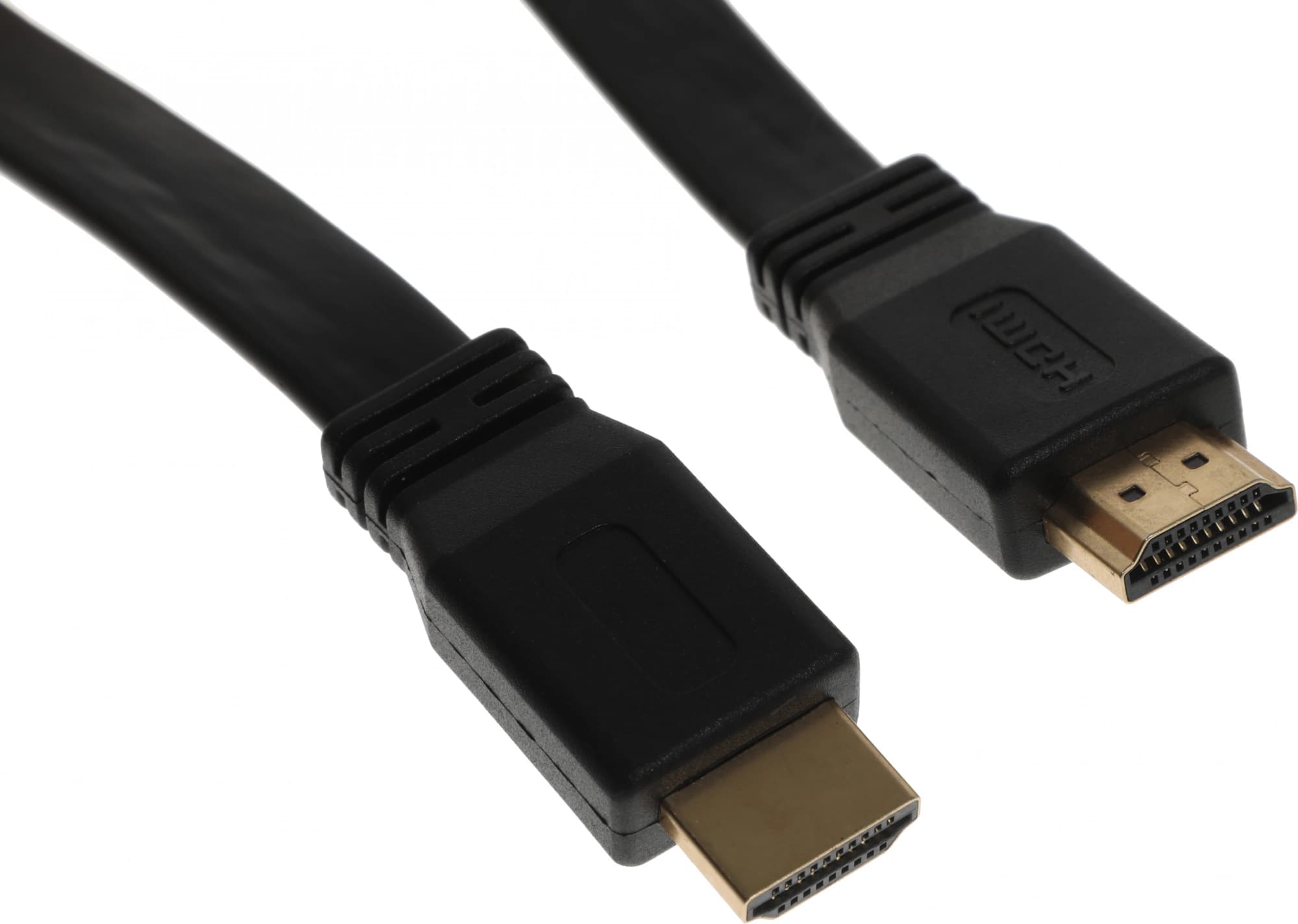 Кабель аудио-видео Buro BU-HDMI-FLAT-v1.4-1.5m черный