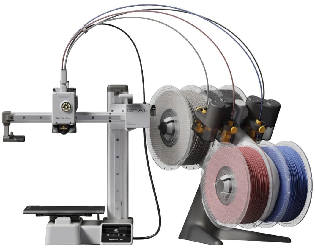 3D-принтер Bambu Lab A1 Mini Combo EU (PF002-M+SA005-EU)