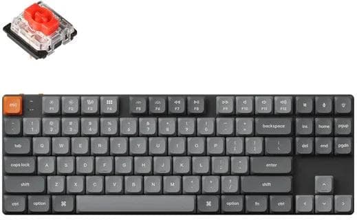 Клавиатура Keychron K1 Max RGB Gateron Low Profile Red 2.0 (K1M-H1-RU)