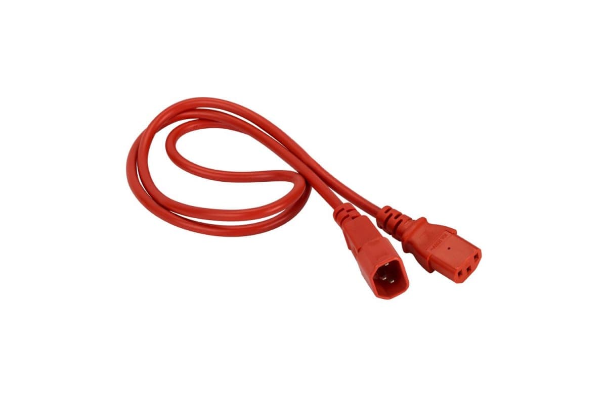 Шнур питания Lanmaster LAN-PP13/14-10-RD красный