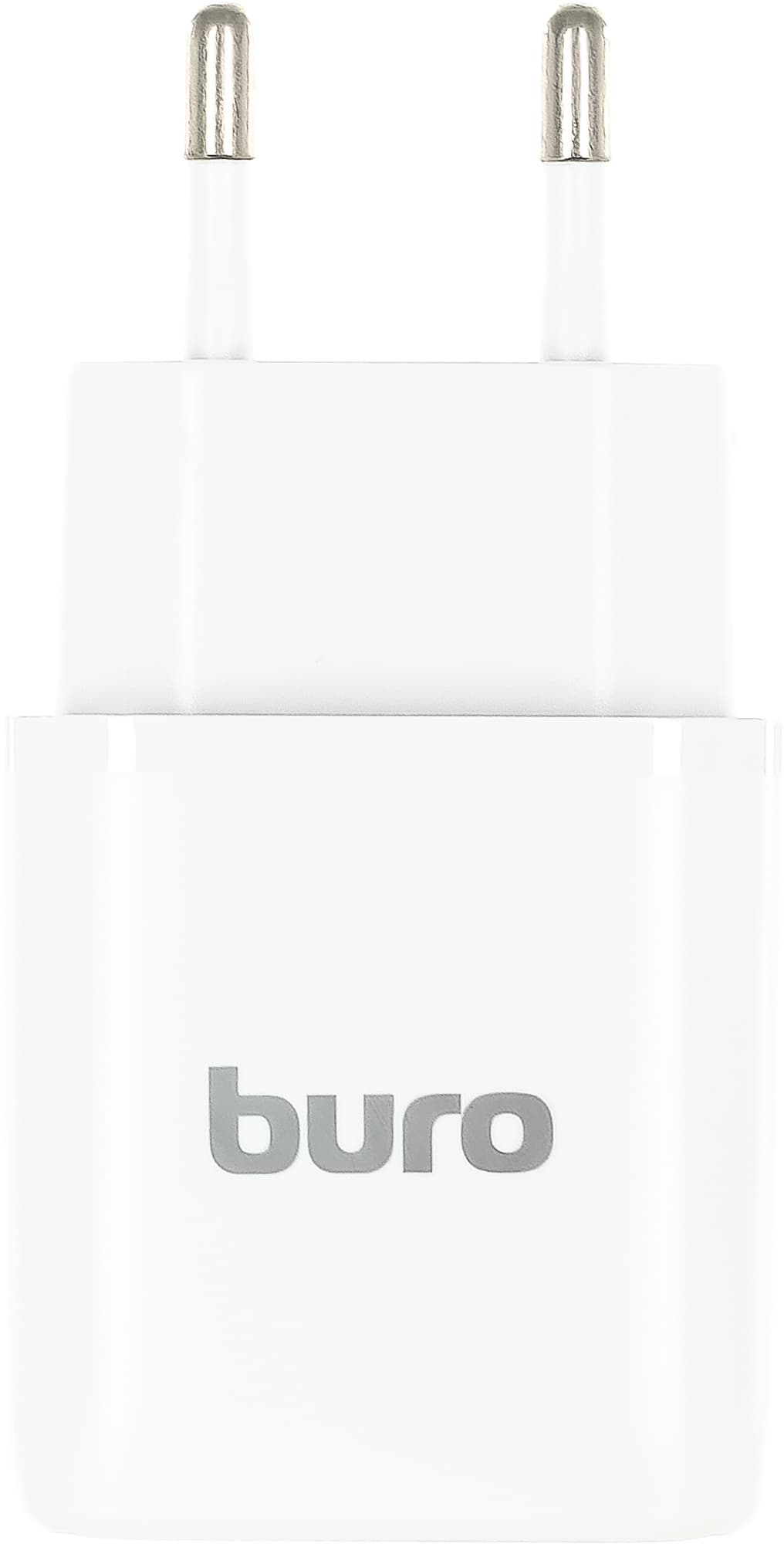 Сетевое зарядное устройство Buro BUWG1 18W 3A (QC) USB-A белый (BUWG18P100WH)