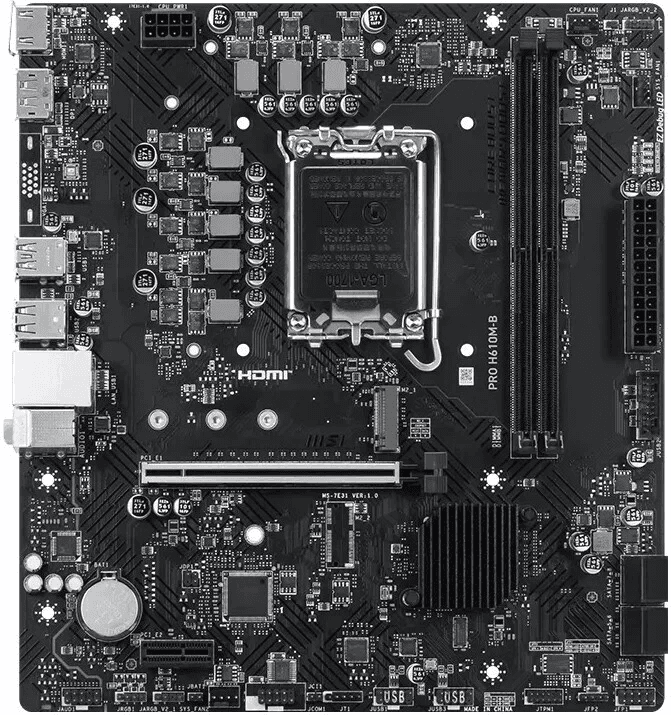 Материнская плата MSI PRO H610M-B DDR5