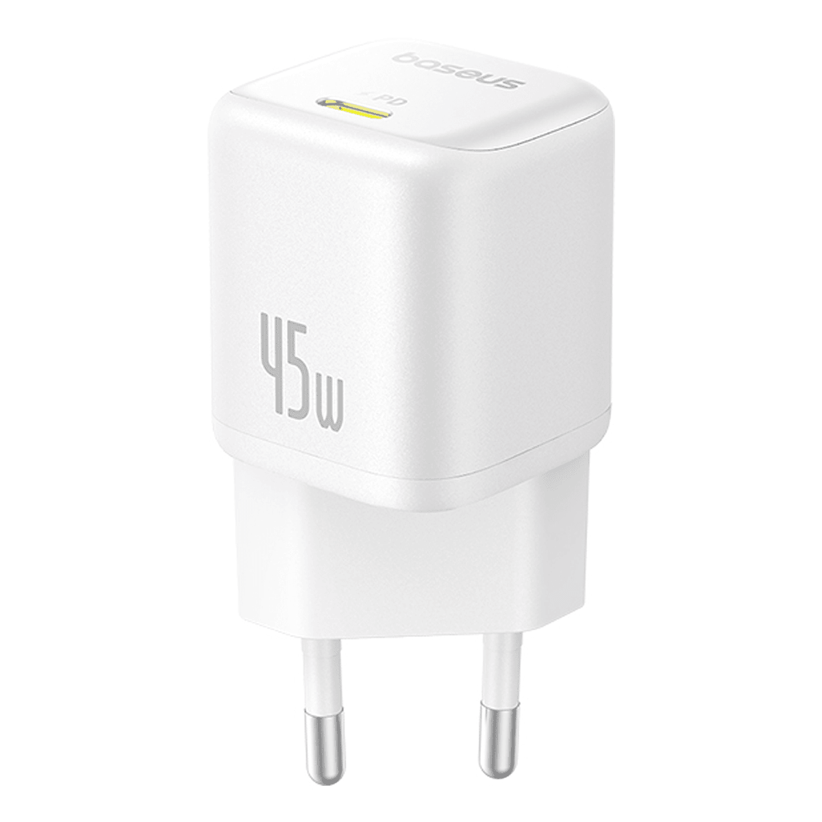 Сетевое зарядное устройство Baseus PicoGo 45W EU Moon White (P10176800213-00)