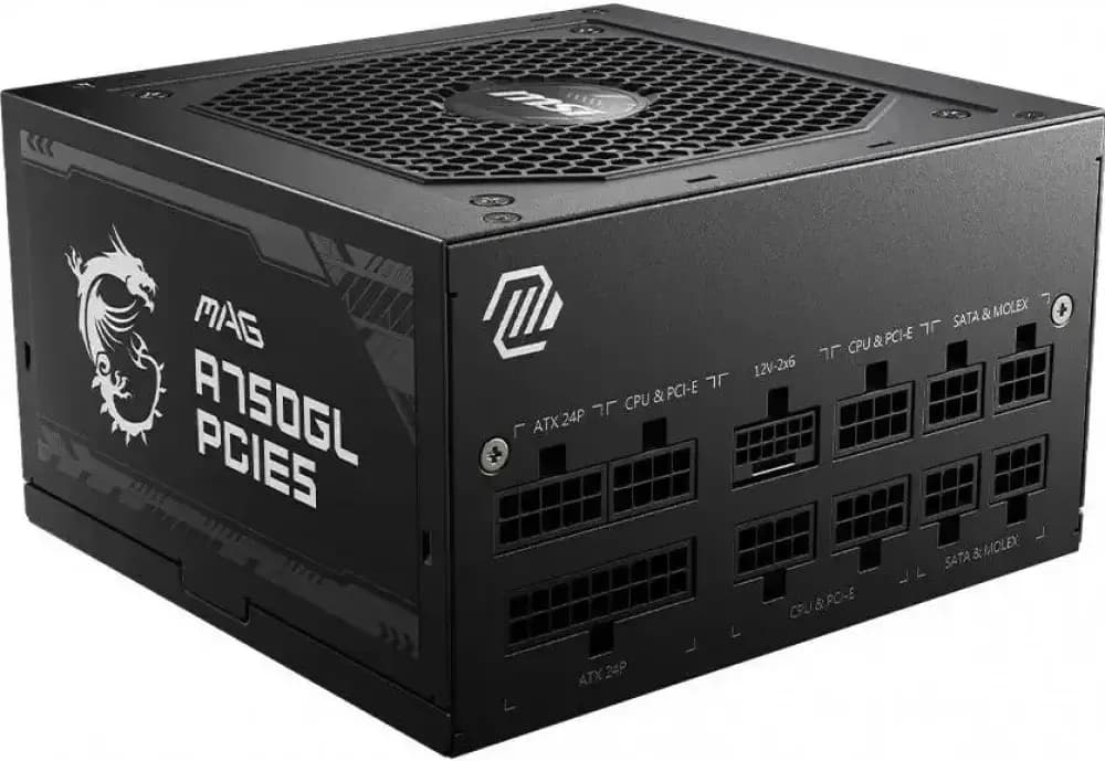 Блок питания MSI ATX 750W MAG A750GL PCIE5 Gen.5 (306-7ZP8B11-CE0)
