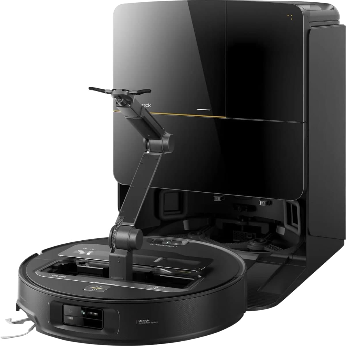 Робот-пылесос Roborock Robotic Vacuum Cleaner+Empty Wash Fill Dock Saros Z70 RU Black (SZ7052-02)