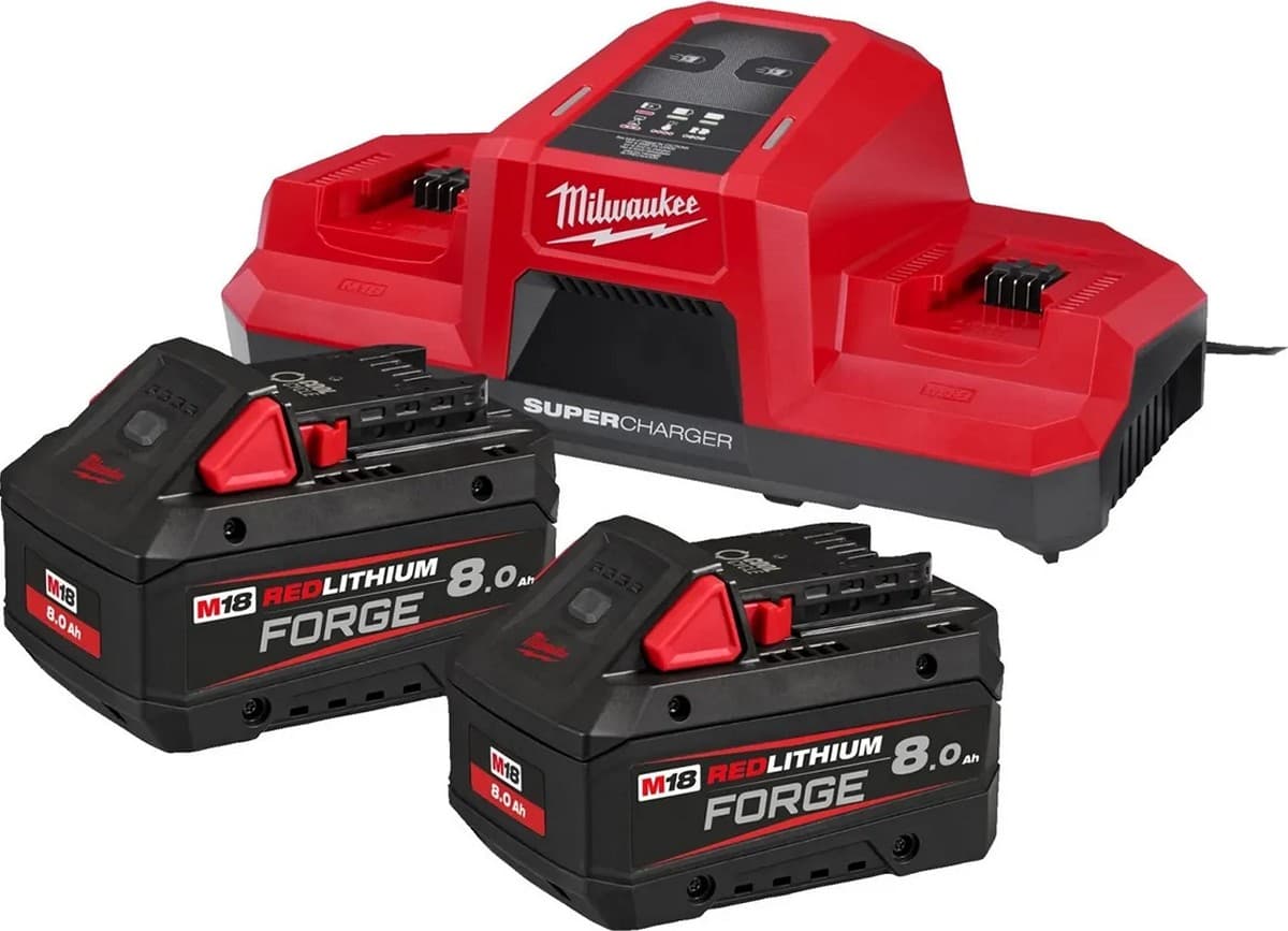 Аккумулятор с зарядным устройством для инструмента Milwaukee M18 FORGENRG-802DBSC (4933498616)