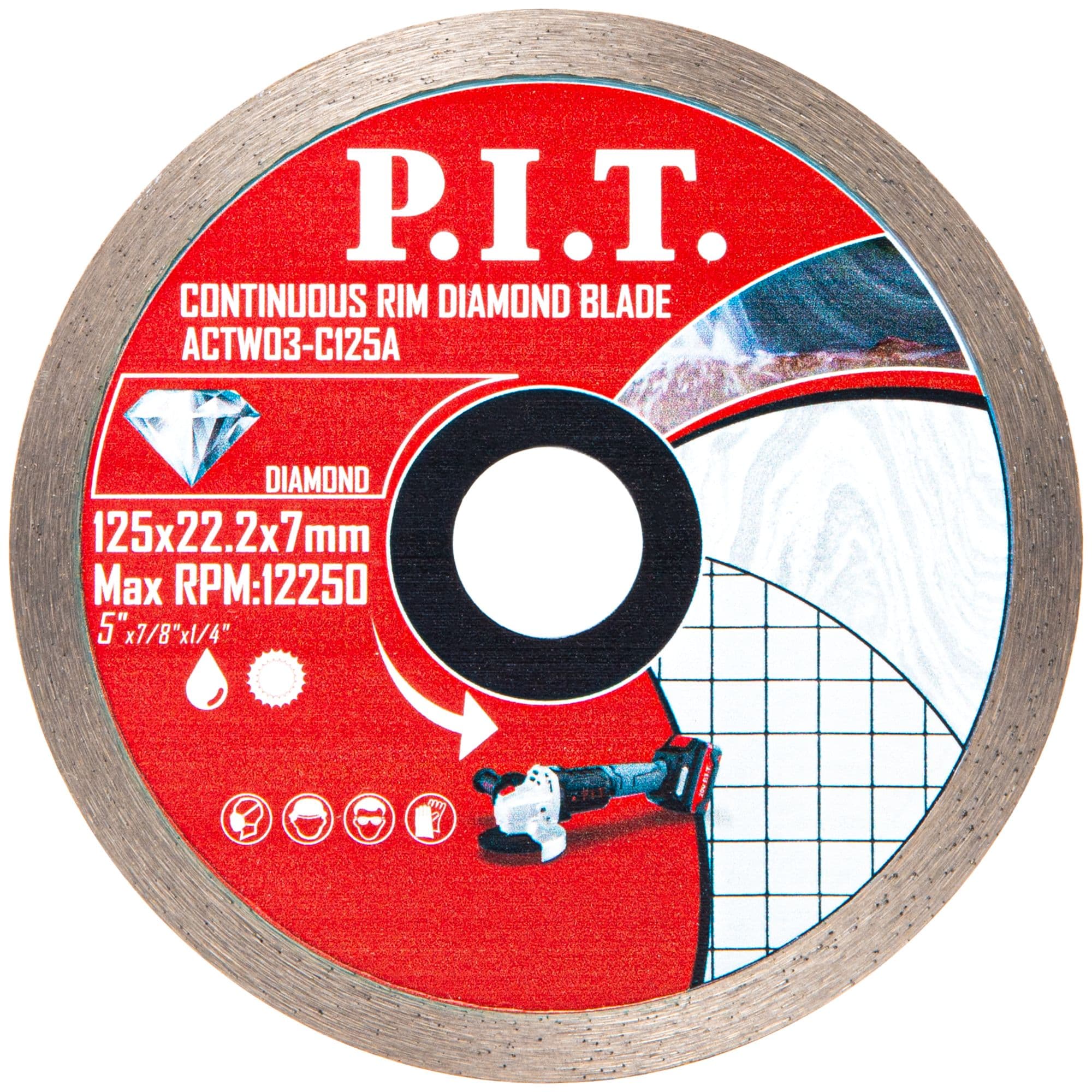Алмазный диск P.I.T. ACTW03-C125A