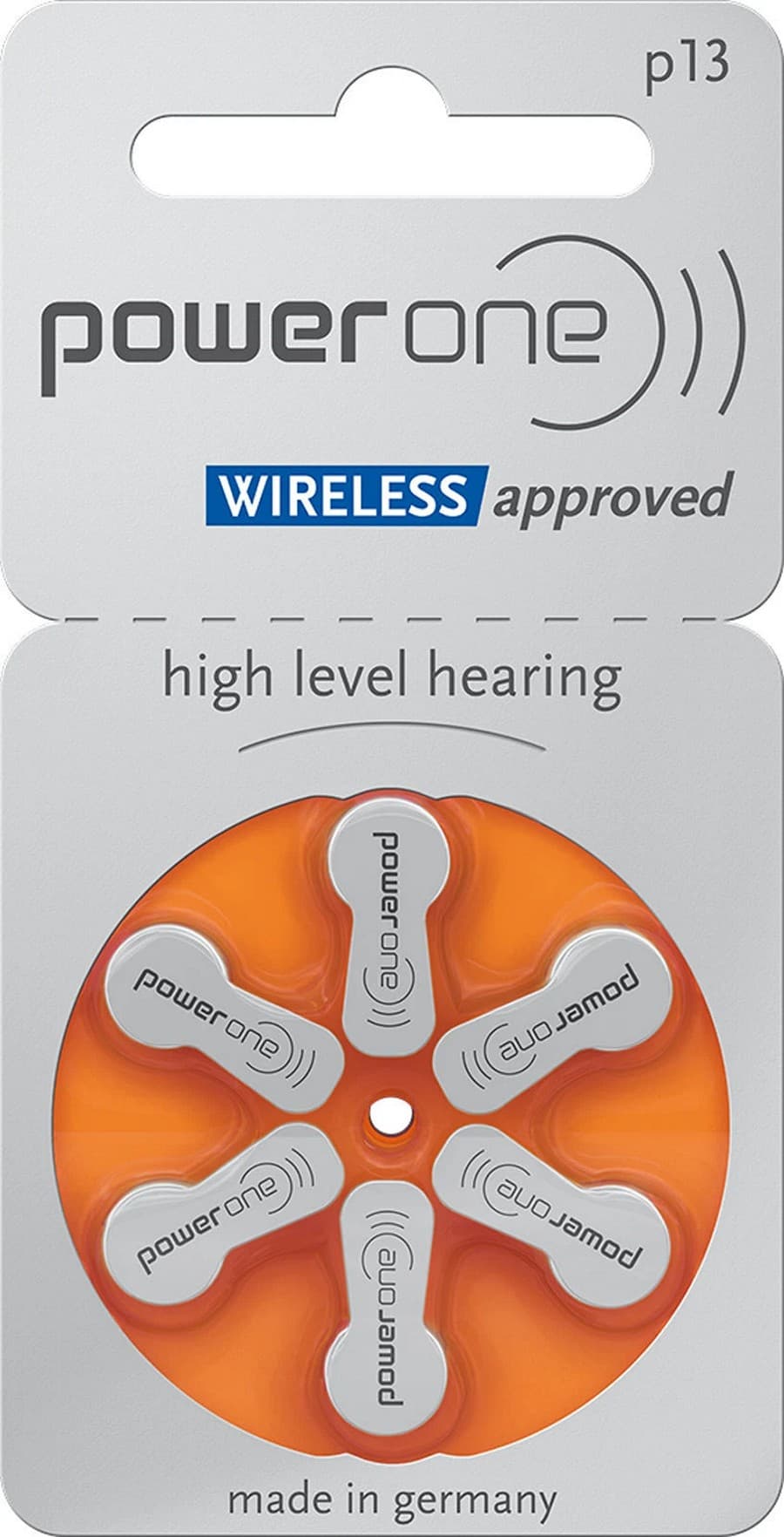 Батарейка Power One Zinc-Air p13 BL6