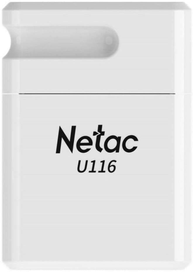 USB Flash-накопитель Netac U116 16GB белый (NT03U116N-016G-32WH)