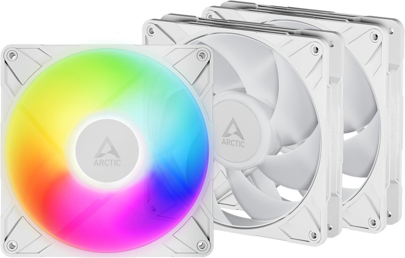 Вентилятор для корпуса Arctic P12 Pro A-RGB White 3 Pack (ACFAN00326A)