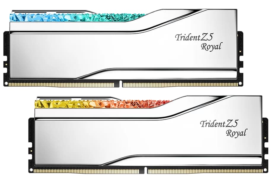 Оперативная память G.Skill Trident Z5 Royal 32Gb DDR5 Silver (F5-6800J3445G16GX2-TR5S)