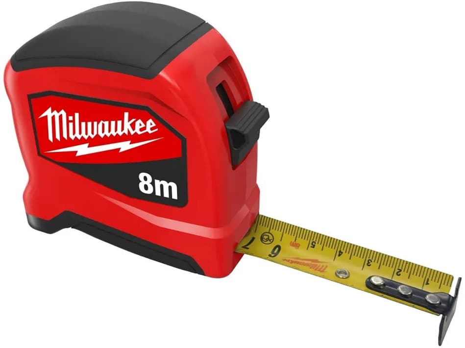 Рулетка Milwaukee Slim Gen II 8м (4932498785)