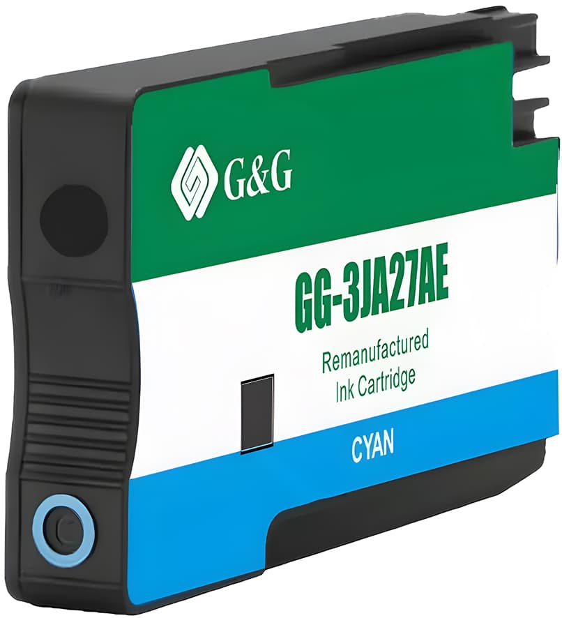 Картридж G&G GG-3JA27AE голубой