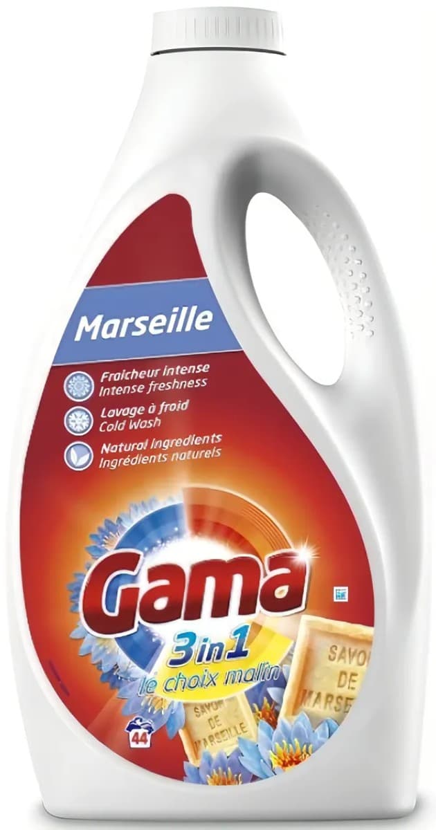 Гель для стирки Gama Sensations Marseille & Lotus 1.98л