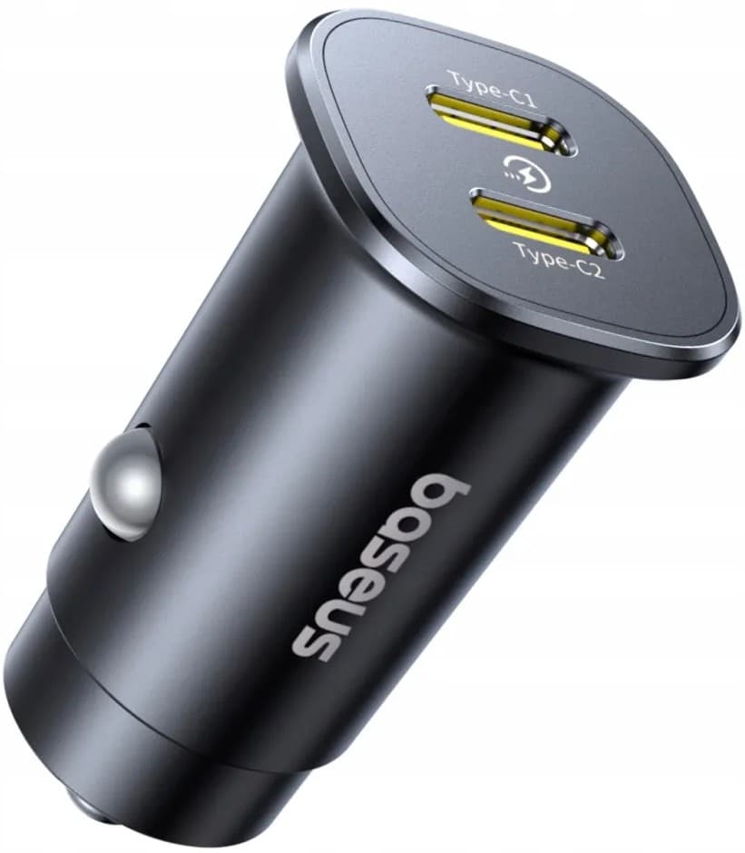 Автомобильное зарядное Baseus BS-C15C2 GoTrip DP1 Car Charger C+C 30W Cosmic Black (C00072300123-01)