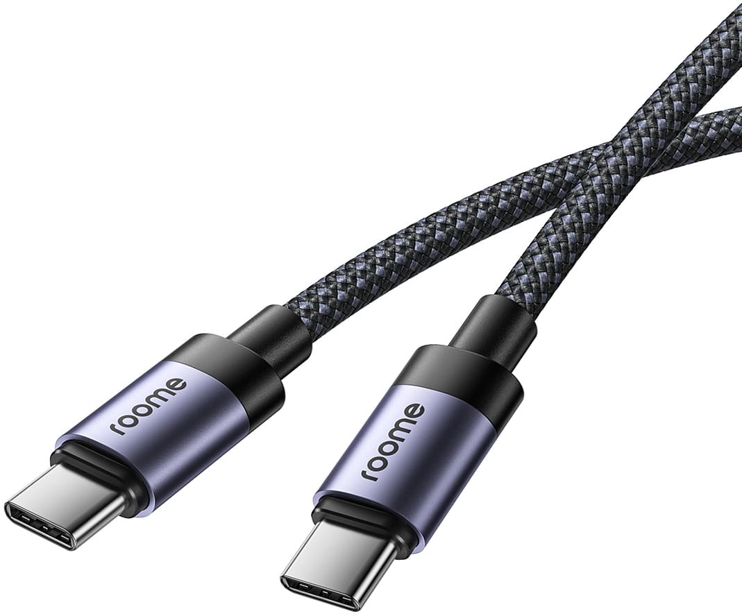 Кабель Roome PowerLink USB-C to USB-C Cable 100w 1m Black (RPL1001BL)